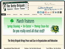 Tablet Screenshot of bettybrigade.com